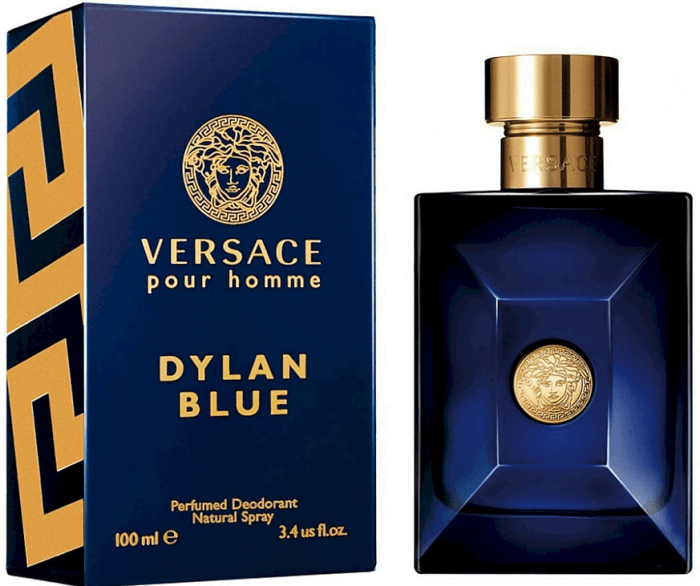 Versace Dylan Blue Pour Homme Perfumed Deodorant 100 ml - Парфюм за мъже