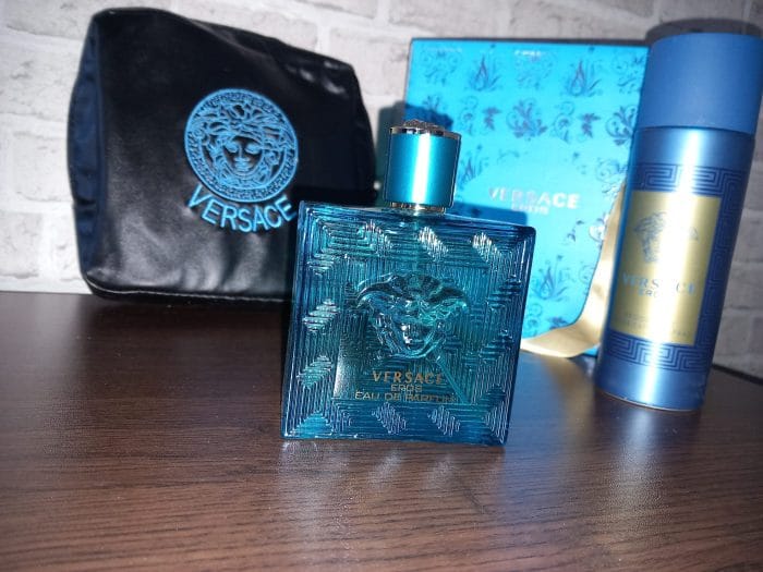 Мъжки Подаръчен Комплект - Versace Eros Eau de Parfum 100ml