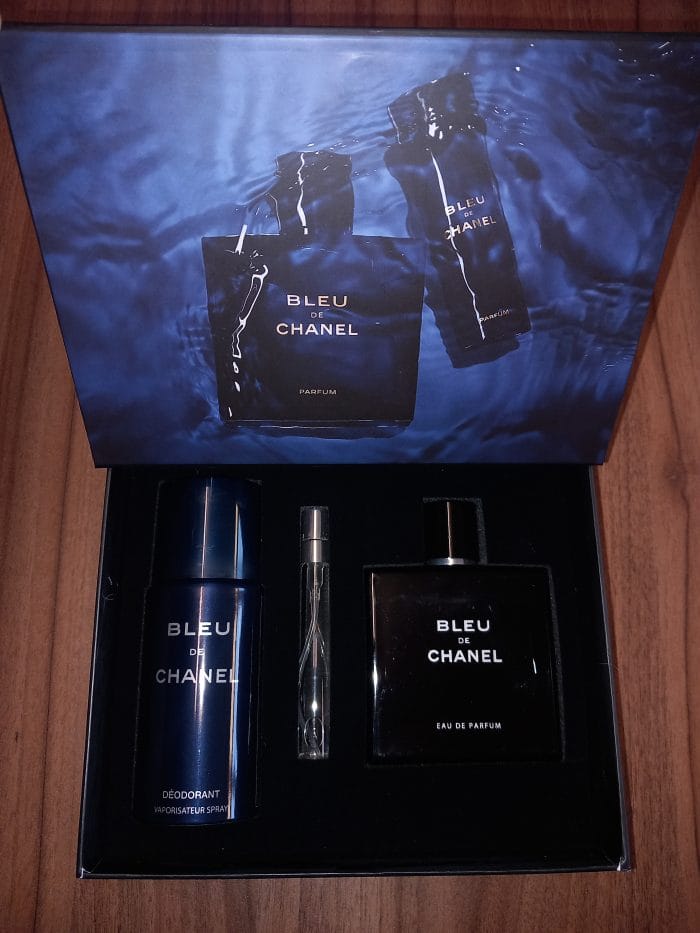 Мъжки Подаръчен Комплект - Chanel Bleu de Chanel Parfum 100 ml